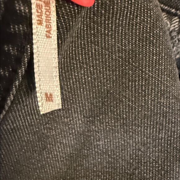 Free People Distressed  Gray Shirt Jean Jacket - Picture 4 of 4